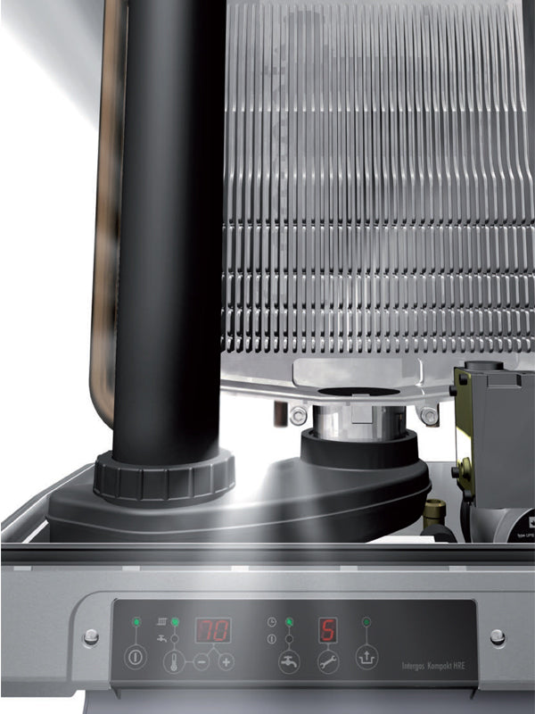 Intergas Kombi Kompakt HRE 24/18 A-Label 5,4 - 17,8 kW CW3 2x80mm 043357