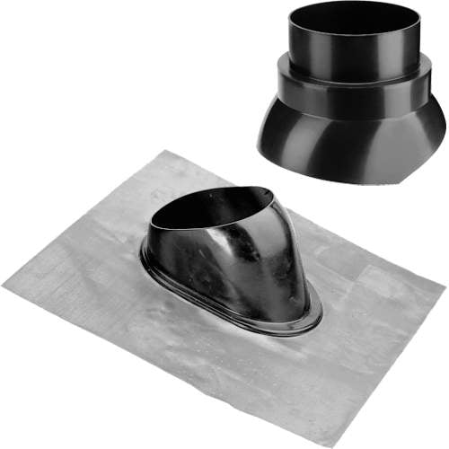 Burgerhout Dakdoorvoerpan F140 lood 500x500 + schaal 400453549