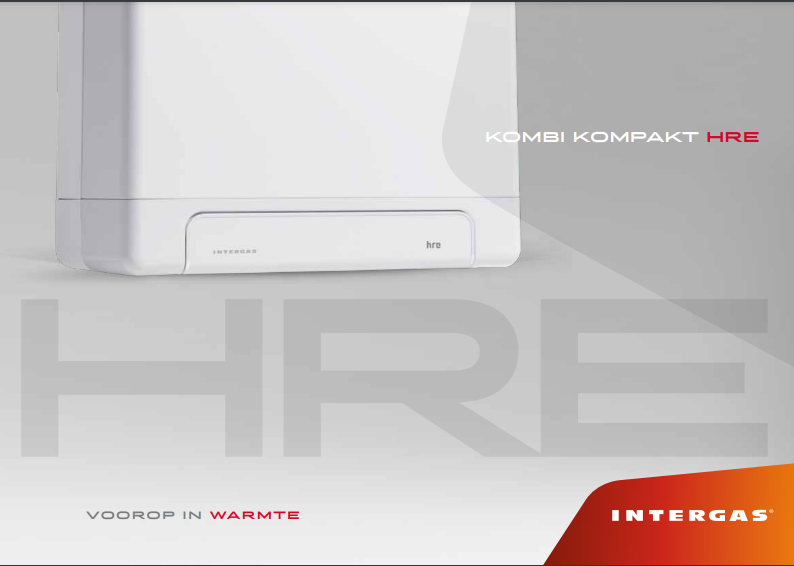 Intergas Kombi Kompakt HRE 28/24 6,9 - 22,8 kW CW4 60/100mm 043447  voorop in warmte | CVketel.nl