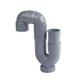 Dyka PVC universele lijmsifon grijs 40 mm 20024170 | CVketel.nl