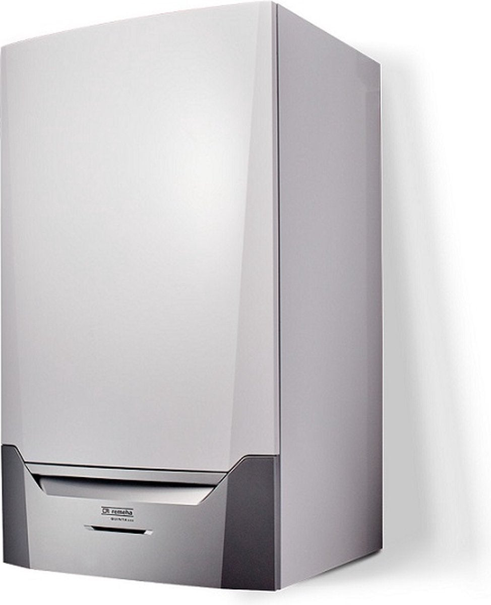 Remeha Quinta Ace 115 zonder pomp 7683600 Zijkant ✔103,9kW vermogen ✔ Gratis verzending NL vanaf €150,-  | CVketel.nl